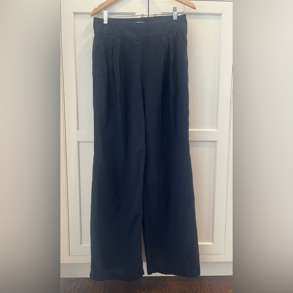 Abercrombie & Fitch Black Wide Leg Pants
